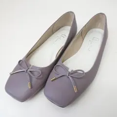 美品 アルテミス by ダイアナ バレエシューズ ラベンダー 22.5cmのサムネイル