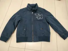 トミーヒルフィガー　ブルゾン　ネイビー　110cm　フード収納可