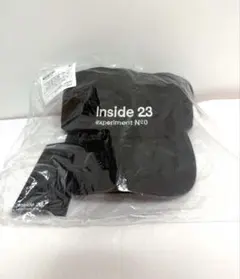 ☆亀梨和也 inside23 オリジナル エンブロイダリーキャップ BK×BK