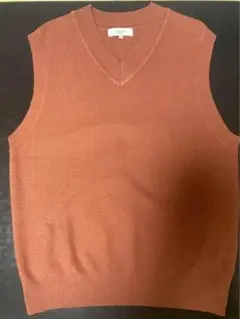 Vネックベスト M