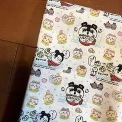 生地　ハギレ　〈ちいかわ　セイレーン　ホワイト〉