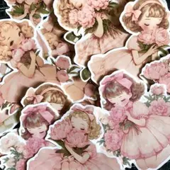 【s384】ダイカット／素材シート／おすそ分け／2シート分14枚／ラスト1