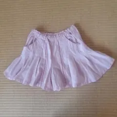 メゾピアノ ピンク キュロット 140