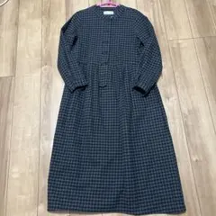 Sunny clouds チェック柄ワンピース