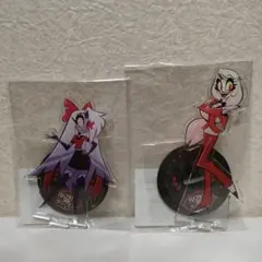 最安値 ハズビンスマイルベースカフェ 限定アクスタ チャーリー ヴァギー セット