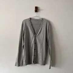 SUNSPEL ライトグレー カーディガン メンズL