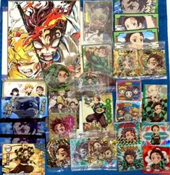 鬼滅の刃 炭治郎 善逸 伊之助 禰豆子 カナヲ シール カード 全集中展ミニ色紙