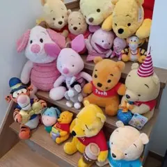 くまのプーさん ぬいぐるみ 4体セット 柵付きバスケット くまのプーさん ぬいぐるみ 4体セット 柵付きバスケット - メルカリ