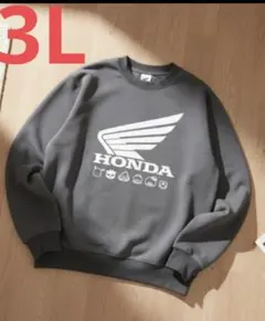 3L　HONDA　サンリオ　　コラボ　スウェット　シワつきにくいイージーケア