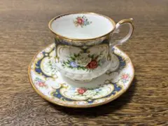 オールドニッポン デミタス 高台ペディスタル C&S 金彩 花文 - メルカリ