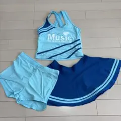 女の子向け水着 セパレート水着セット