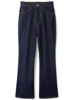 ハイウエストセミフレアデニムパンツ[cu289]