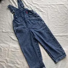 MYLITTLE WANDERブルーデニムオーバーオール 110