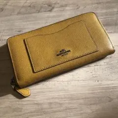 コーチ　coach イエロー レザー 長財布