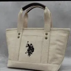 U.S. POLO ASSN. ホワイトトートバッグ