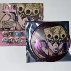 ジョルノ・ジョバァーナ 　ジョジョの奇妙な冒険アニメ10周年記念展場面写缶バッジ