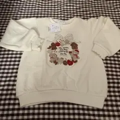 新品未使用タグ付き　スラップスリップ　サイズ110 刺繍トレーナー　お値下げ