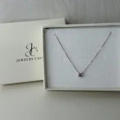 ジュエリーキャッスル ジルコニア 0.5ct シルバー925 ネックレス