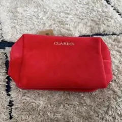 CLARINS クラランス ポーチ レッドのサムネイル