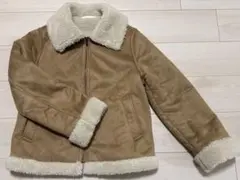 【ユニクロ】ベージュ Mサイズ ボアジャケット