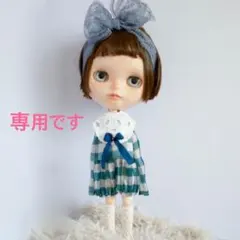 ブライスアウトフィット　ヨーク襟　ショートジャンプスーツ　グリーンギンガム