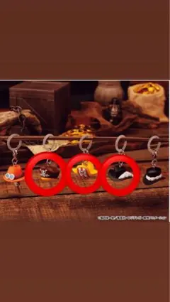 ONE PIECE めじるしアクセサリー2 ロジャー バギー ミホーク