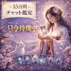 【本格霊視タロット鑑定】　チャット鑑定　占いし放題　15分鑑定
