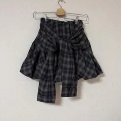 w closet チェック柄 バルーンミニスカート Fのサムネイル