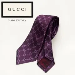 美品✨GUCCI ネクタイ GG柄 インターロッキング ピンク ジャガード 