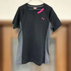 PUMA スポーツTシャツ ブラック ピンク Sサイズのサムネイル