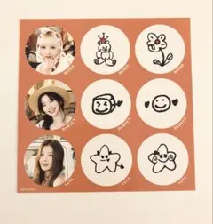 #TWICE5 封入特典 シール モモ ダヒョン サナ