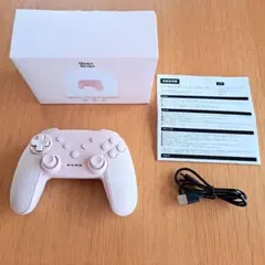 3COINS　ワイヤレスゲームコントローラー　ピンク