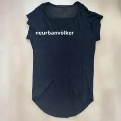 【レア】neurbanvölker 黒のショートスリーブTシャツ