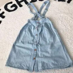 ZARAキッズ　デニムスカート　デニムサロペット 134 130 140 女の子
