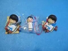 美品◎鬼灯の冷徹　酔いどれ白澤フィギュア2体＆こけし根付◎