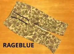 RAGEBLUE 迷彩柄 7部丈　カジュアルパンツ　L カモフラのサムネイル