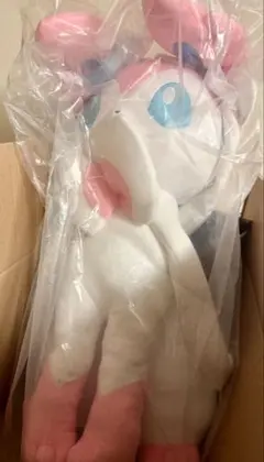 ポケモン　ニンフィア　等身大ぬいぐるみ 受注】ぬいぐるみ 等身大ニンフィア 寝そべり ｜【公式