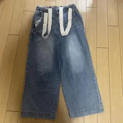 pua サスペンダー付き デニムパンツ ブルーのサムネイル
