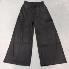 スウェード　ワイドパンツ　11/14まで出品