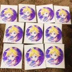 プロセカ グリッター缶バッジ　レオニ レン vol.22A 10個