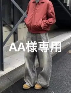 ワイド バギーデニム QS86 Menes elev g.e.e.k 地底人風