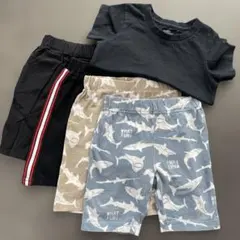 半ズボン4枚　Tシャツ1枚　5枚セット