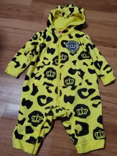 BABY DOLL　レオパードロンパース