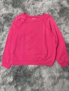80s USA製 Hanes Her Way ヴィンテージ スウェット ピンク