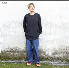 Polo Ralph Lauren 長袖カットソー グレー/ブラック　サーマル