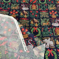 クリスマスパネル生地