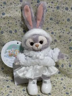 ステラルー　ホワイトウィンタータイムワンダーズ　ぬいぐるみバッジ