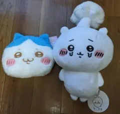 【2個セット】ちいかわ 寄生されちゃったBIGぬいぐるみ、ハチワレポシェット