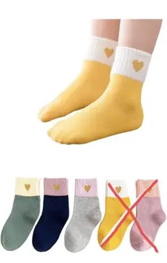 ほぼ未使用⭐︎ベビー用靴下　ハート　ベビーソックス3足セット　11〜13cm