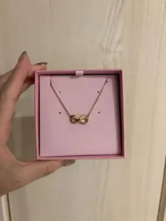 【正規品】SWAROVSKI インフィニティ ネックレス ローズゴールドのサムネイル